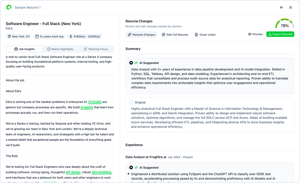 AI Resume Builder
